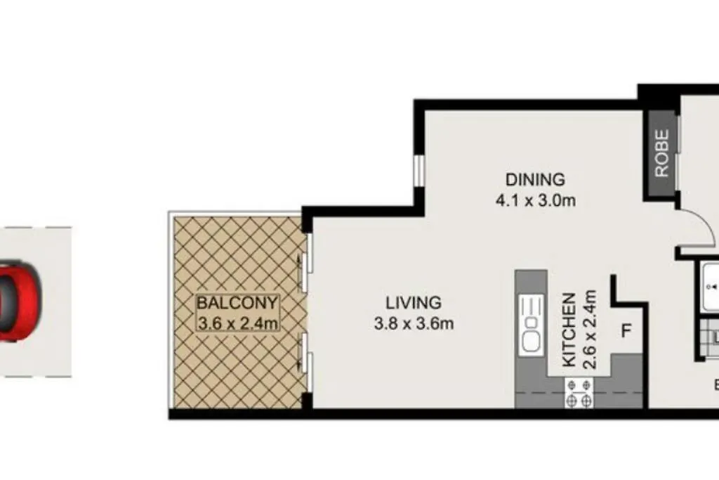 Hidden In New Farm ~ 1 Bed/1 Bath /1 Car/Views! Daire Brisbane